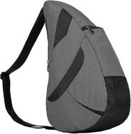 👜 stay comfortable on the go with ameribag healthy back bag® tote traveler medium (stormy grey) logo