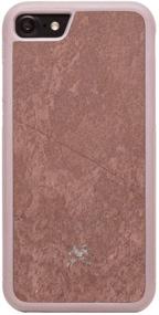 img 4 attached to 📱 Woodcessories - Genuine Stone Phone Case for iPhone SE (2020) / 8/7, EcoBump Stone (Canyon Red)