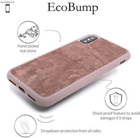 img 3 attached to 📱 Woodcessories - Genuine Stone Phone Case for iPhone SE (2020) / 8/7, EcoBump Stone (Canyon Red)