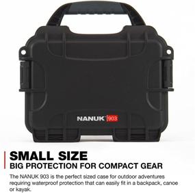 img 3 attached to 📦 Nanuk 903: Ultra-Durable Waterproof Hard Case - Compact Size, Foam Insert Included - Black