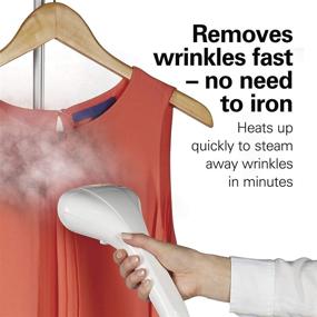 img 3 attached to 👕 Efficient Hamilton Beach Full-Size 2.5L Tank Garment Steamer: 90 Min. Continuous Steaming, White (11552)