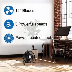 img 1 attached to 💨 Powerful and Durable: Air King 9212 12-Inch Industrial Grade High Velocity Pivoting Floor Fan
