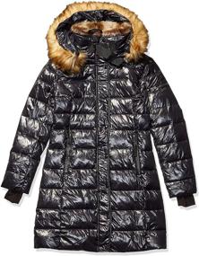 img 1 attached to 🧥 S13 Women's Uptown Long Down Puffer Coat: Warmth and Style Combined