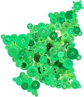 🎄 1000pcs green craft buttons for christmas sewing decorations, 2 and 4 holes red round craft resin sewing buttons - suitable for art & crafts diy projects and decor logo