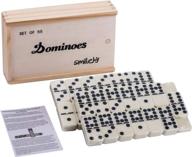 enjoy classic dominoes with the smilejoy spinner players logo
