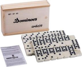 img 2 attached to Enjoy Classic Dominoes with the Smilejoy Spinner Players