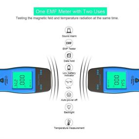 img 2 attached to 📟 Smart Sensor Digital LCD EMF Meter & Household Radiation Detector - Dosimeter Tester Counter for Accurate EMF Detection