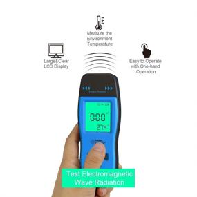 img 3 attached to 📟 Smart Sensor Digital LCD EMF Meter & Household Radiation Detector - Dosimeter Tester Counter for Accurate EMF Detection