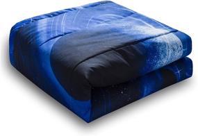 img 3 attached to 🌙 Perfect Night Comforter: Ultimate Bedding for Kids’ Cozy Slumber