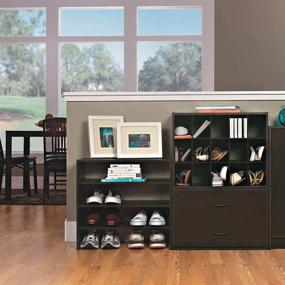 img 1 attached to 🚪 ClosetMaid 8995 Stackable 24-Inch Wide Horizontal Organizer in Espresso – Perfect Space-Saving Solution for Your Closet