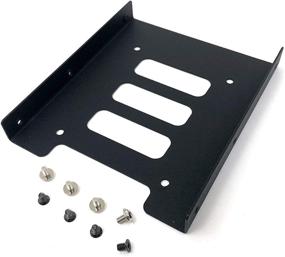 img 1 attached to Metal HDD/SSD Mounting Bracket Kit - Micro Connectors L02-250, Single 2.5 inch