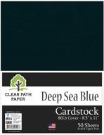 карточки deep sea blue в листах логотип