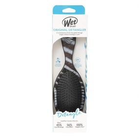 img 1 attached to Расческа для распутывания волос Wet Brush - Сафари Зебра Издание