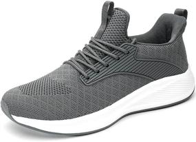 img 4 attached to 👟 Lightweight Men's Walking Sneaker Shoes