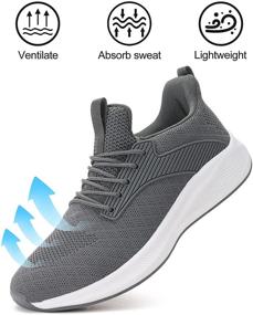 img 3 attached to 👟 Lightweight Men's Walking Sneaker Shoes