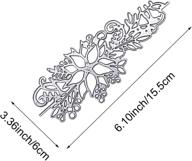 flower corner animal christmas cutting dies stencils, diy scrapbooking artist metal cutting die paper craft frame dies 3d stamp scrapbooking card making photo 6x15.5cm - enhanced seo logo