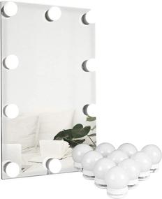 img 4 attached to 💡 Waneway Vanity Lights for Mirror: Create DIY Hollywood Lighted Makeup Vanity with Dimmable Lights!