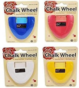 img 2 attached to 🎨 Set of 4 Professional Tailor's Chalk Triangle Sewing Markers in 4 Colors