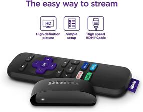 img 3 attached to 📺 Roku Express: HD Streaming Media Player with High-Speed HDMI Cable and Easy Remote Control