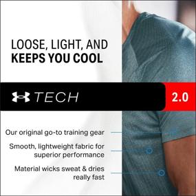 img 1 attached to Удобная и стильная: мальчики Under Armour Tech Big Logo футболка для тренировок с коротким рукавом