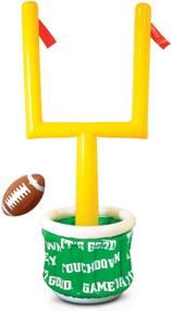 img 4 attached to 🏈 Inflatable Goal Post Cooler with Football for Parties - Beistle 50083, 28" W x 6'2" H
