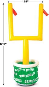 img 3 attached to 🏈 Inflatable Goal Post Cooler with Football for Parties - Beistle 50083, 28" W x 6'2" H