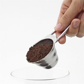 img 1 attached to ☕ Hario V60 Measuring Spoon: Accurate Silver Scoop for Precise Coffee Brewing