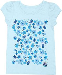 img 1 attached to Adorable Nickelodeon Blues Toddler Girls' Sleeve T-Shirt - Trendy Clothing for Your Little Fashionista!