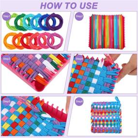 img 2 attached to Loom Potholder Loops: 12 Multi-Colored Craft Loops for DIY Weaving, 288 Pieces
