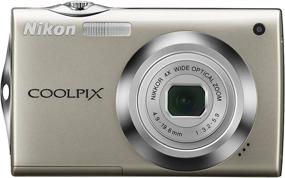 img 1 attached to 📷 Цифровая камера Nikon Coolpix S4000 Silver - 12 МП с 4-кратным оптическим зумом VR, 3,0-дюймовый сенсорный ЖК-дисплей