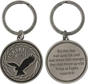 img 2 attached to Dicksons Isaiah 40 Keyring in Multiple Key Sizes