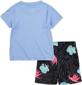 img 1 attached to 👖 Stylish and Functional: Hurley 2 Piece Outfit Black Shark Swimwear Set for Boys