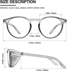 img 2 attached to Safety Goggles with Enhanced Protective Lens for Occupational Health & Safety - Essential Equipment