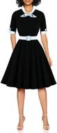 👗 colorblock vintage women's clothing by wellwits - ideal for office wear logo