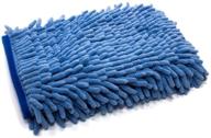 🧤 ultimate cleaning companion: [zero cuff] microfiber wash mitt (7 in. x 9 in.) 1pack (blue) logo