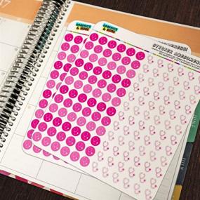 img 2 attached to 🩺 Pink Opaque Stethoscope Doctor Appointment Dots Planner Scrapbooking Crafting Stickers - Medical