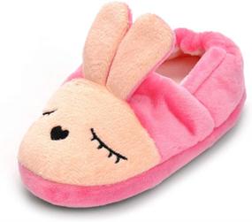 img 4 attached to TSAITINTIN Cozy Plush House Slippers for Boys - Funny Shoes