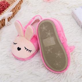 img 2 attached to TSAITINTIN Cozy Plush House Slippers for Boys - Funny Shoes