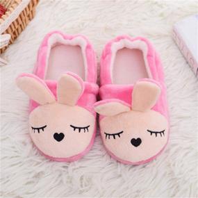 img 3 attached to TSAITINTIN Cozy Plush House Slippers for Boys - Funny Shoes