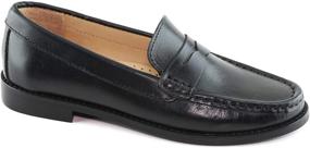 img 4 attached to Driver Club USA Genuine Greenwich Boys' Shoes for Loafers