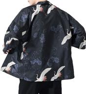 kimono cardigan jacket japanese x large logo