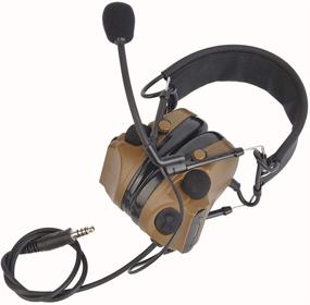 img 1 attached to Z-TAC Official Store: Z-Tactical Comta III Headset (Z051-CB) with U94 PTT Kenwood Push to Talk (Z113-KEN) - Noise Reduction Headphone Walkie Talkie Dual PTT for Military Radio