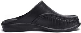 img 3 attached to Stylein Mules Backless Loafers Slippers Men's Shoes for Mules & Clogs