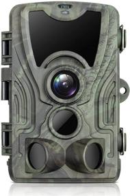 img 4 attached to Охотничья камера для трекинга 20МП 1080P Full HD влагозащищенная - Наблюдение за дикой природой и охота, обнаружение на расстоянии 120°, ночное видение с активацией по движению, 2-дюймовый ЖК-экран, ИК-светодиоды.