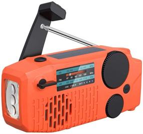 img 4 attached to 【2021 Newest Model】 Tiemahun Portable Solar Emergency Hand Crank AM FM NOAA Weather Radio For Home Outdoor With LED Flashlight Home Audio