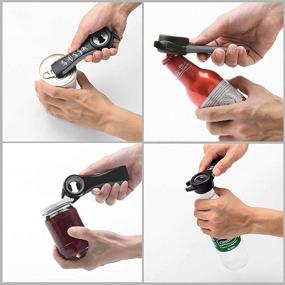 img 3 attached to 🔧 Carox Firm Grip 5-in-1 Opener for Seniors and Arthritic Hands - Twist Off Lids, Jars, Cans, and Sodas - Ideal for Individuals with Arthritis or Hand Weakness