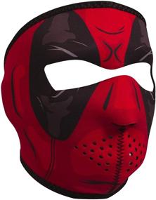 img 3 attached to 🔴 Zanheadgear WNFM109 Red Dawn Neoprene Full Face Mask: Ultimate Protection in Multi-Size for All