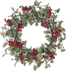 img 4 attached to Skrantun Inch Christmas Wreath Christmas Decorations Berries