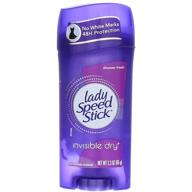 stay fresh and invisible with lady speed stick dry shower fresh antiperspirant deodorant - pack of 3, 2.3 oz logo