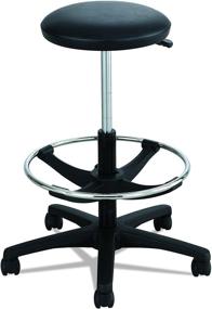 img 1 attached to Safco Products Black Extended Height Lab Stool - Enhanced SEO